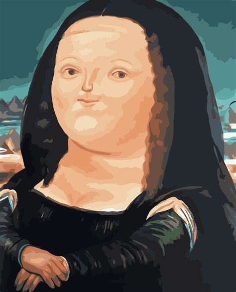 Mona Lisa Cartoon Drawing