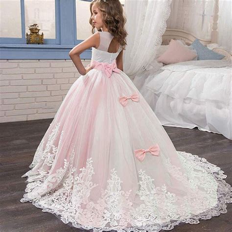 Nnjxd Girls Princess Pageant Dress Kids Prom Ball Gowns