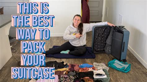 The Best Way To Pack A Suitcase For Travel Proven Method Youtube