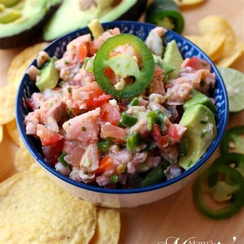 How long can raw shrimp marinate in a lemon based marinade before its cooked? Salmon Ceviche | Mamá Maggie's Kitchen