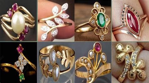 Gold Finger Rings Designs With Weight Light Weight Gold Finger Rings