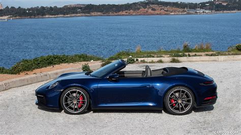 2020 Porsche 911 Carrera 4s Cabriolet Color Gentian Blue Metallic