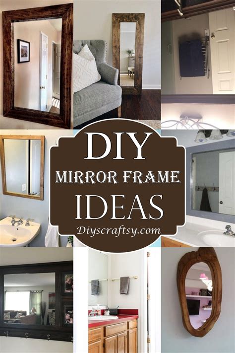 25 Diy Mirror Frame Ideas Diyscraftsy