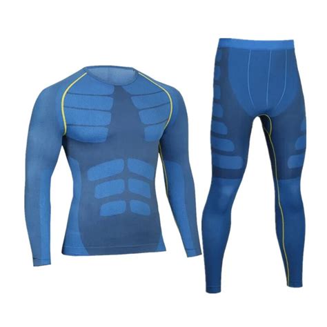 men pro compression long johns fitness quick dry gymming male shirts tights pants sporting