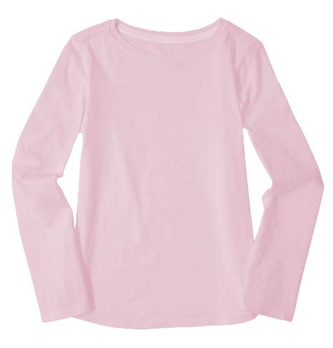 Long sleeve slim tee in primary colors | Pink long sleeve tops, Long sleeve tops, Long sleeve