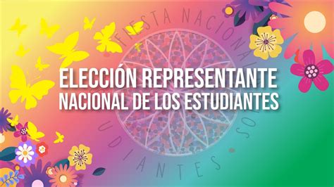 Elección Representante Nacional Fiesta Nacional De Los Estudiantes