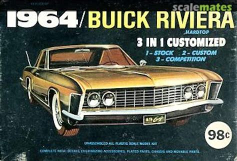 1964 Buick Riviera Hardtop Palmer Plastics 6401 1964 Model Cars Kits