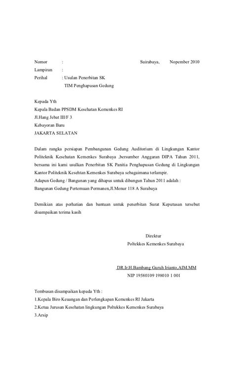Contoh Surat Pernyataan Penghapusan Aset Gedung Gawe Cv