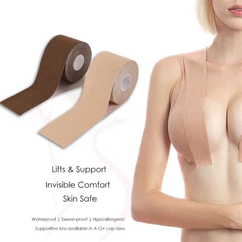 Supply Nude Diy Lift Boob Job Pushup Breast Body Bra Foot Waterproof Boob Tape China Boob Tape