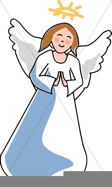 Clipart Of Mary And Angel Gabriel Free Images At Clker