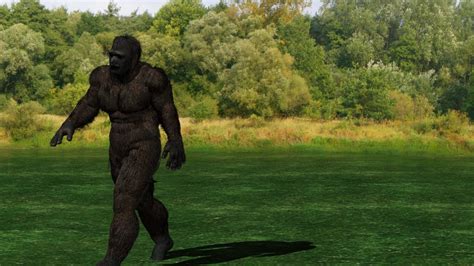 Menacing Animated Bigfootsasquatch Creature Cgi For New Documentary