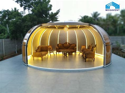 Megavent Aluminium Polycarbonate Dome Or Garden Dome Model Namenumber