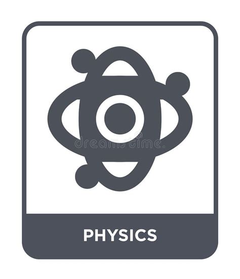Physics Icon Vector Sign And Symbol Isolated On White Background Stock