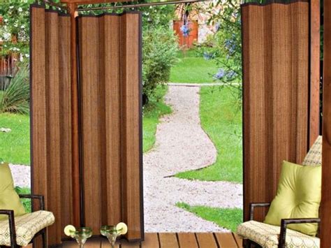 Outdoor Bamboo Curtains Delicious Solutions To Sun Protection — Home