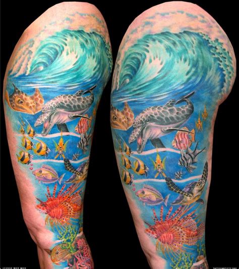 26 Astonishing Ocean Sleeve Tattoo Ideas Ideas In 2021