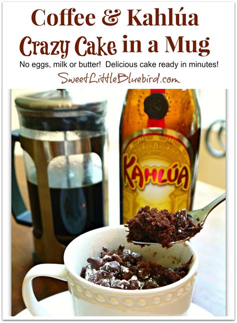 Add the milk and coffee essence and beat until smooth. Coffee & Kahlúa Crazy Cake (no eggs, milk or butter) | Mug recipes, Crazy cakes, Crazy cake recipes