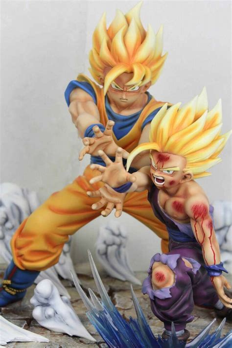 Be sure to add this legendary saiyan warrior to your collection! Dragonball KAI Father-Son Goku Gohan Kamehameha Resin ...