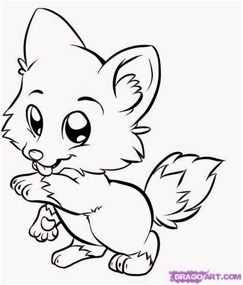 Coloring Pages Of Cute Animals Best Coloring Pages