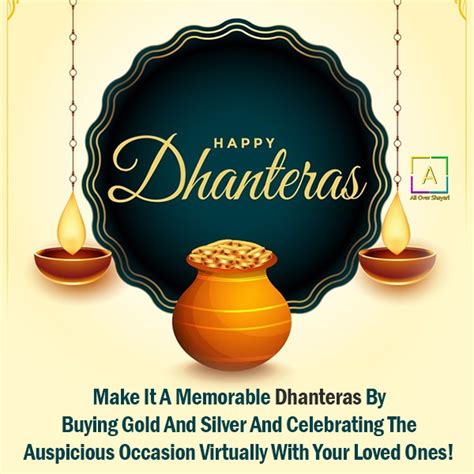 Dhanteras Status For Whatsapp Happy Dhanteras Quotes Messages
