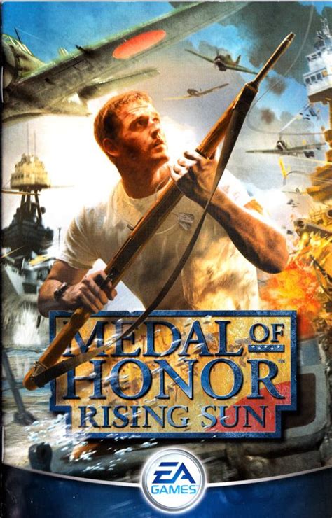 Medal Of Honor Rising Sun 2003 Playstation 2 Box Cover Art Mobygames
