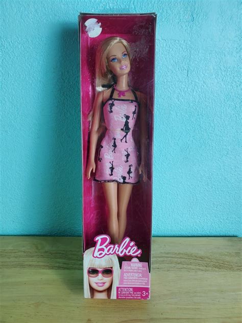 Barbie Boutique 2009 Fashion Doll No56431 Pink Iconic Dress Sundress R4184 New Ebay