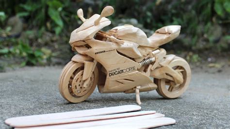 How To Make Amazing Toy Motorcycle Ducati 899 Panigale From Popsicle