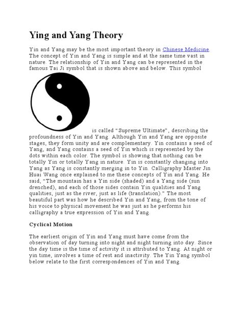 Yin And Yang Theory Yin And Yang Moon