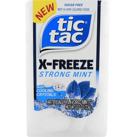Tic Tac Strong Mints Sugar Free With Cooling Crystals 07 Oz