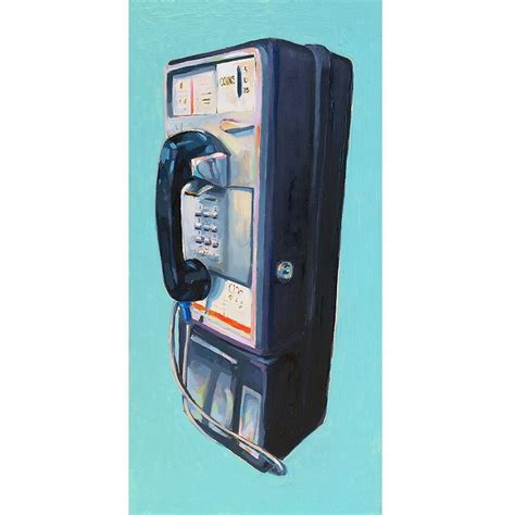 Payphone Painting Oil On Wood
