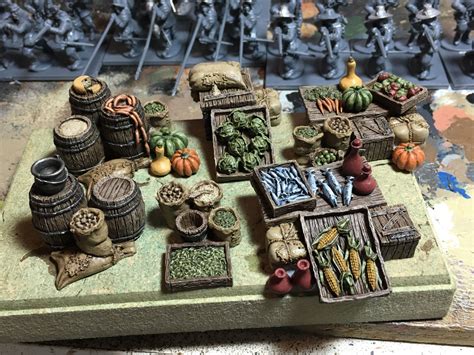 Superb Market Goods From Tabletop World Painted By Rich Goss Dandd