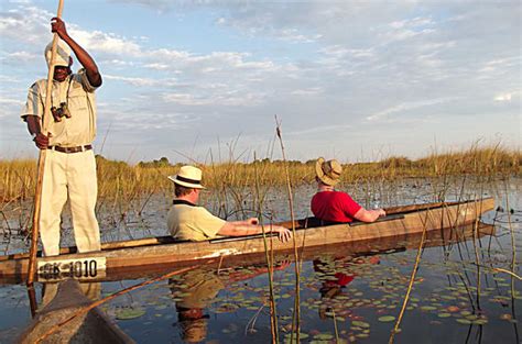 What Is A Makoro Dugout Canoe Excursions Okavango Delta Botswana