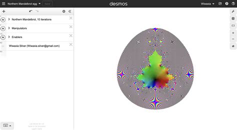 Mandelbrot, all rotations unlocked : r/desmos