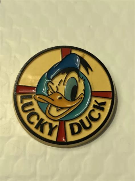 Vintage Walt Disney Donald Duck Lucky Duck Pin Monogram Products