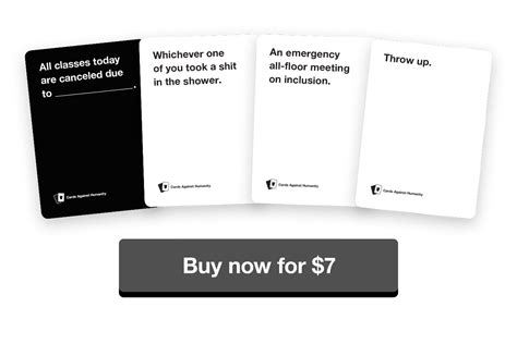 All perks, plus these exclusive packs. Cards Against Humanity College Pack - Board Game Today