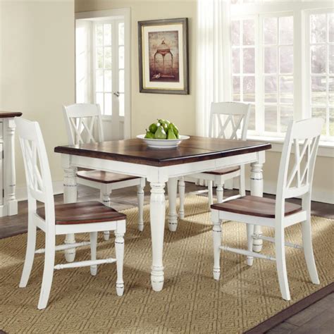 There are 45 double x back chair for sale on etsy, and they cost. Home Styles Monarch 5 Piece Dining Table with 4 Double X ...