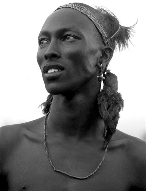 Nilotic Man Of The Shilluk Tribe African Tribes People Africa