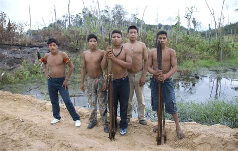 Earths Most Threatened Tribe Make Unprecedented Visit To Brazils
