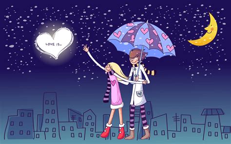 Cartoon Love Picture Wallpaper High Definition High Quality Widescreen