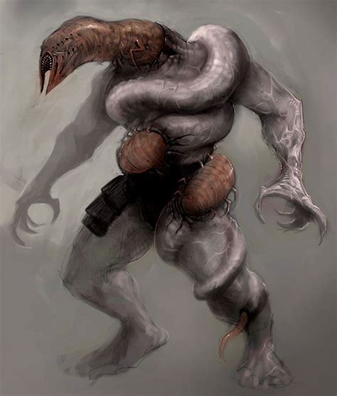 Worm Parasites Monster Design Creature Concept Art Guild Wars