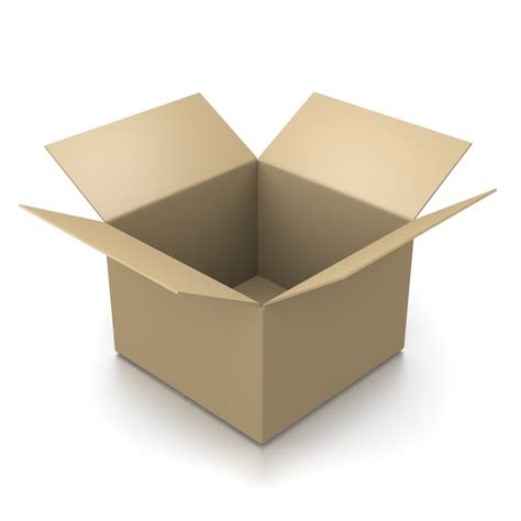 Premium Photo Open Empty Cardboard Box