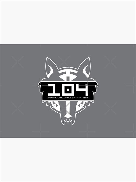 104th Wolf Pack Battalion Logo Mask For Sale By Ds 181 3 Redbubble