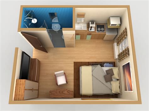 Image Result For Mini Studio Apartment Layout De Um Apartamento