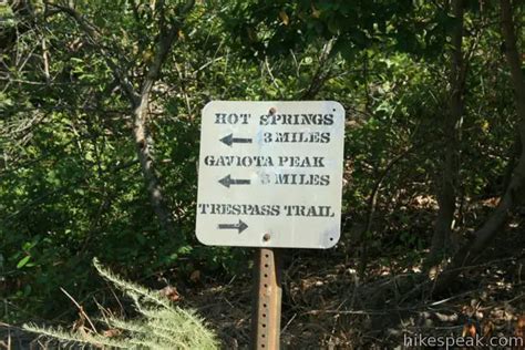 Gaviota Hot Springs Trail Santa Barbara