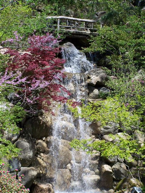 Japanese Gardens Waterfall Photograph By Keith Golden