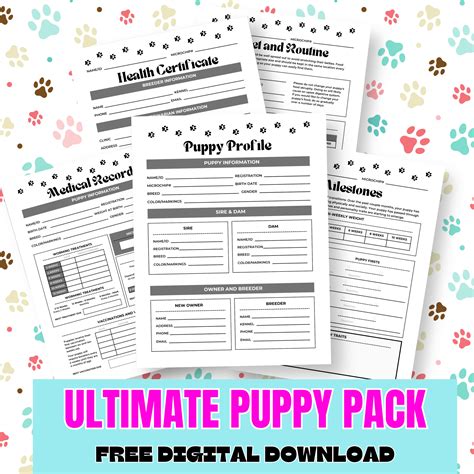 Ultimate Free Printable New Puppy Checklist for Pet Parents
