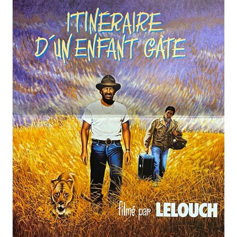 Affiche Cinéma Itinéraire Dun Enfant Gaté Jean Paul Belmondo 40x60cm