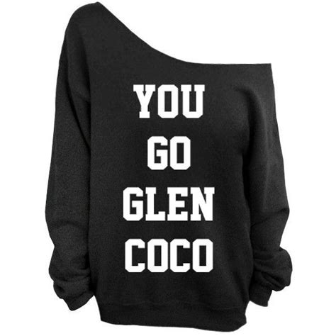 You Go Glen Coco Mean Girls Black Slouchy Oversized Sweatshirt
