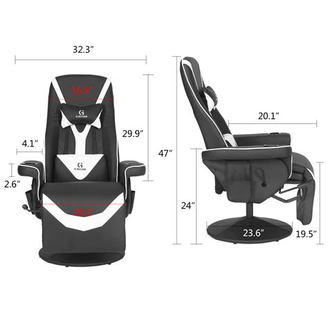 Buy G Rocker Queen Throne Video Gaming Recliner Chair Ergonomic High Back Swivel Reclining