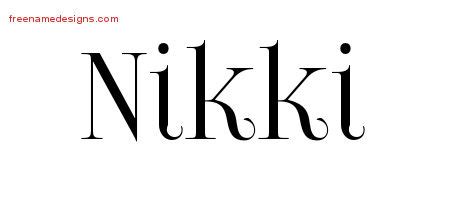 Stylish name maker & quote designs. Vintage Name Tattoo Designs Nikki Free Download - Free ...