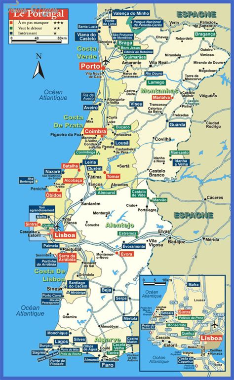 Portugal Map Toursmaps Com